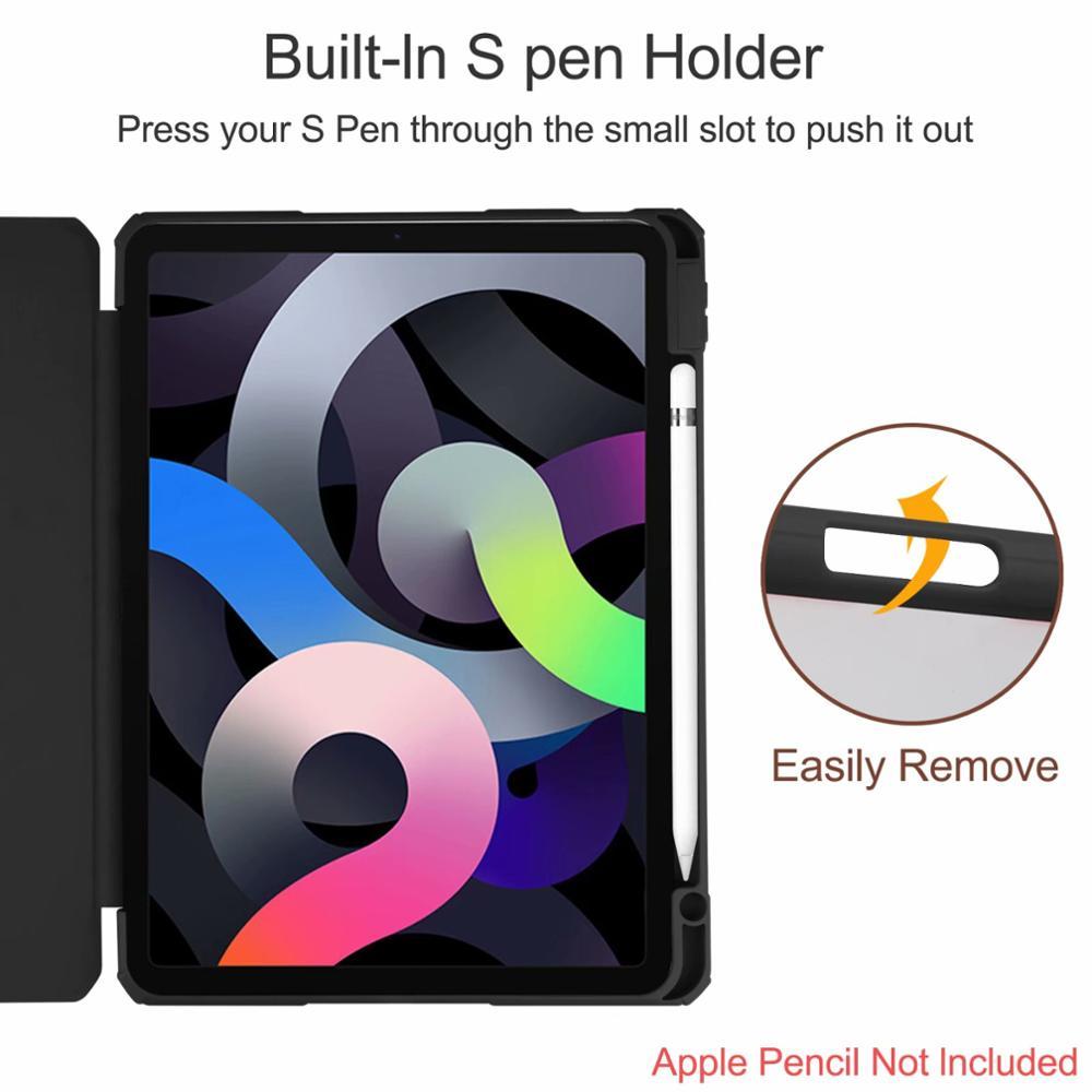 Bao Da Nắp Gập Từ Tính Cho Ipad Air 4 10.9 2020 Ipad Pro 11 2018