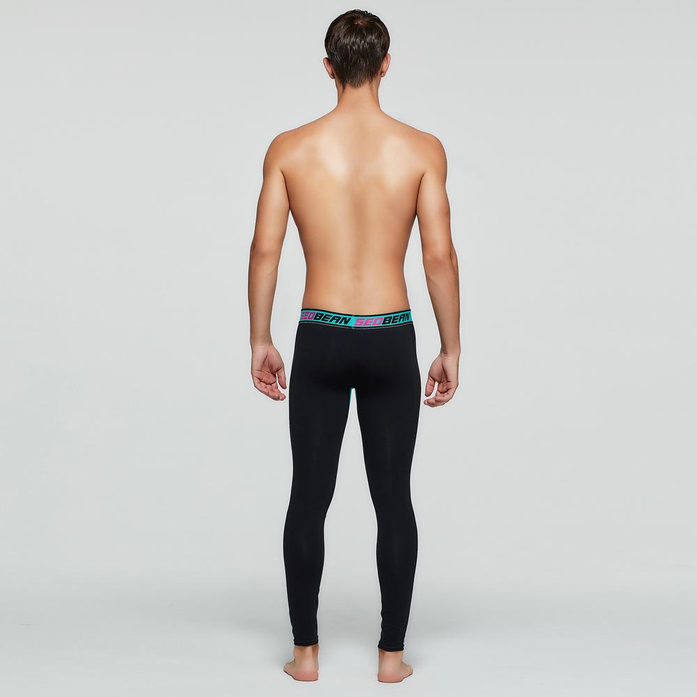 Mới Thu Đông Quần Lót Nam Gợi Cảm Chất Liệu Vải Cotton Dài Johns Ấm Nhiệt Quần Lót Sexy Quần Legging