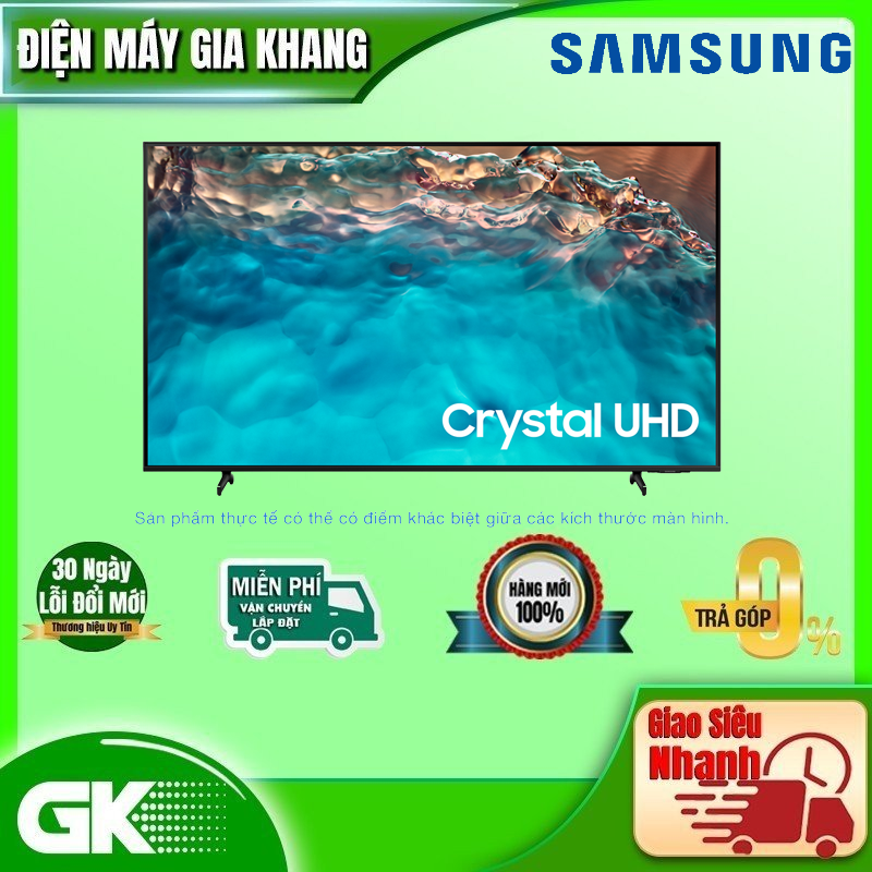 Smart Tivi Crystal Samsung 4K 50 inch UA50BU8000 - Model 2022