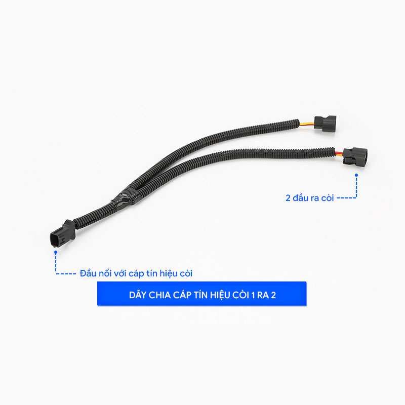 Cáp chia dây tín hiệu còi 1 ra 2 HSC1