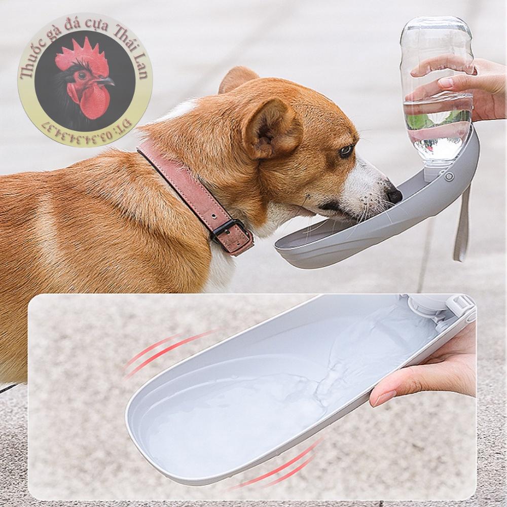 Bình nước du lịch , di động 550ml dành cho chó mèo