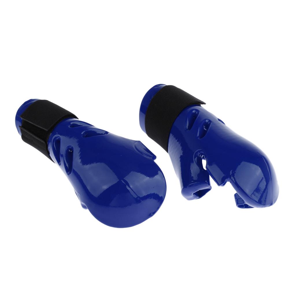 Kids Child Taekwondo Sparring Gloves Mitts MMA Hand Protective Gear Blue S
