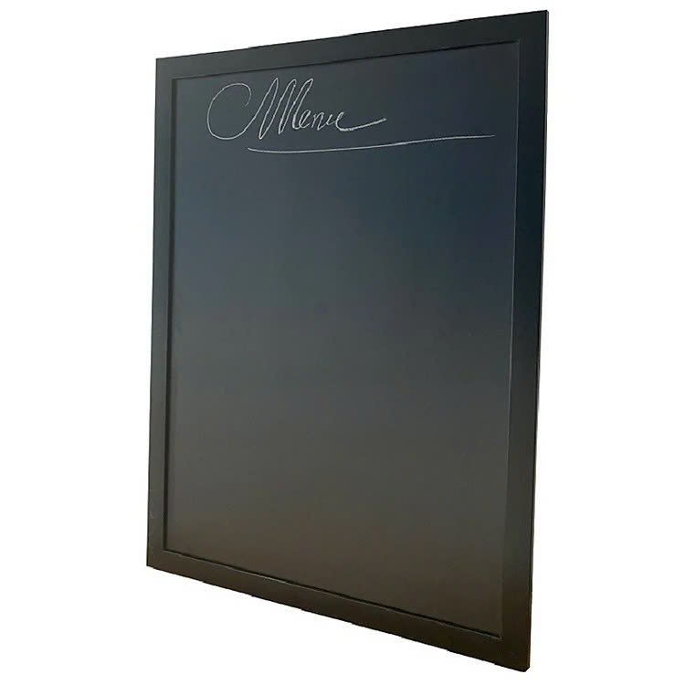 Bảng Đen Menu Viết Phấn Khung Gỗ Đen Treo Tường BAVICO - Kích thước 60x80cm