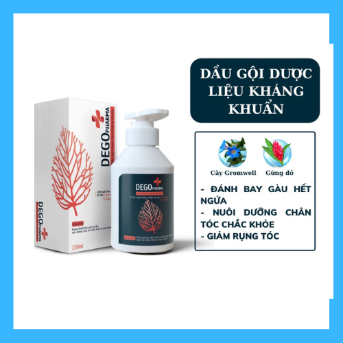 Dầu gội kháng khuẩn Dego Pharma 250ml ngăn ngừa rụng tóc