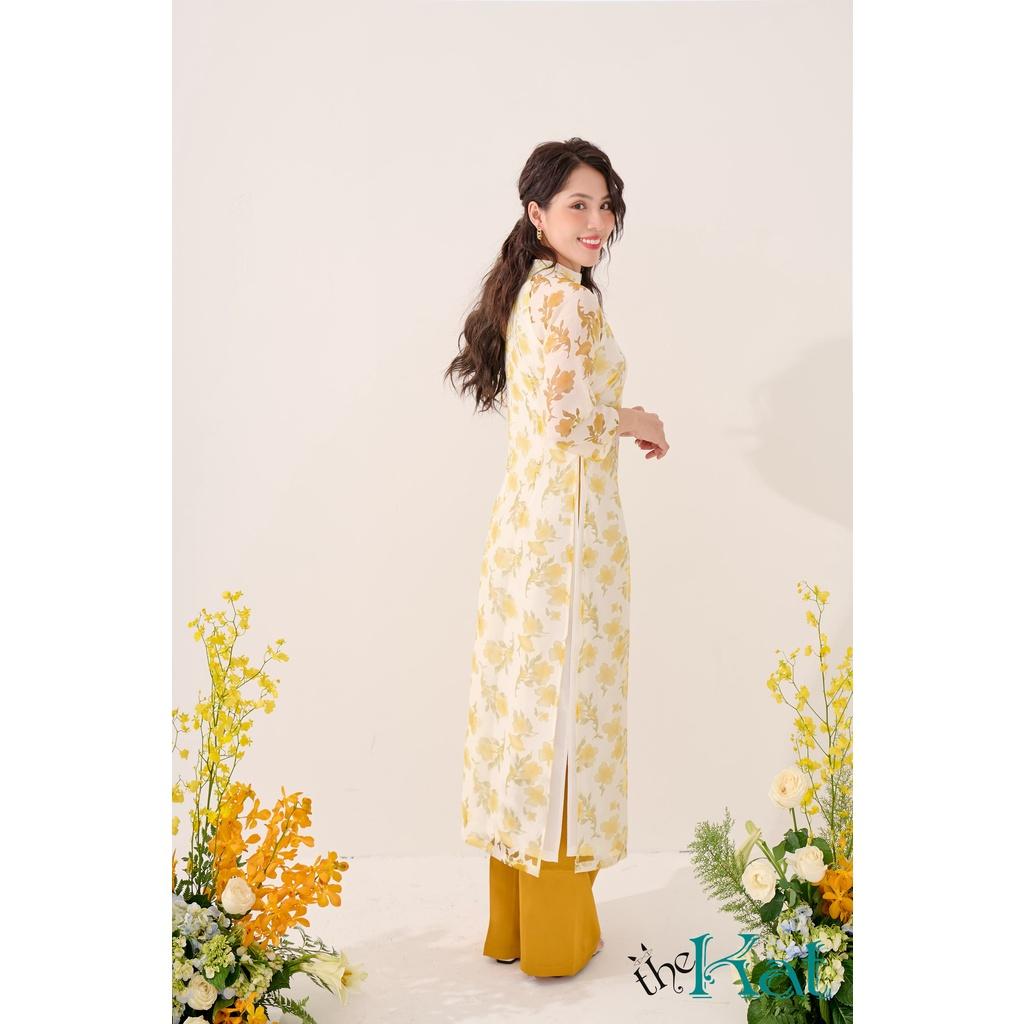 Áo Dài Organza Mùa Xuân The Kat House, vải Organza mịn màng, mỏng nhẹ, thoáng mát, khí chất và tinh tế (không kèm quần