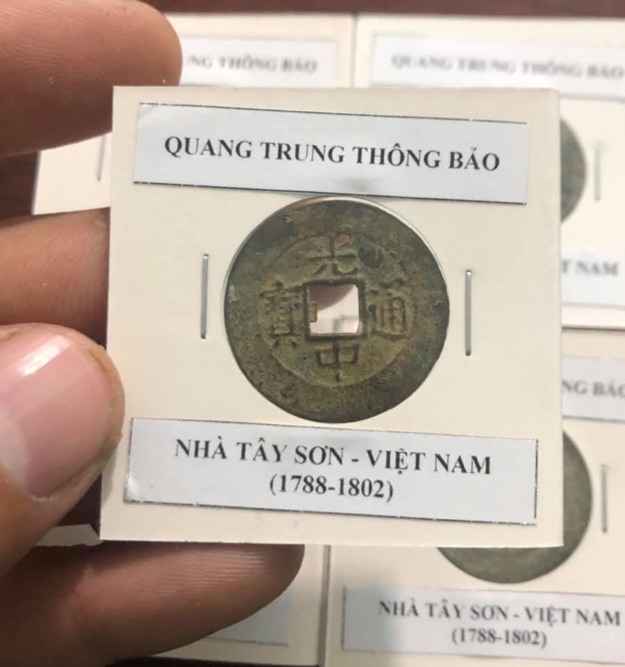 Xu lỗ vuông Quang Trung Thông Bảo, nhà Tây Sơn Việt Nam ( 1788 - 1802)