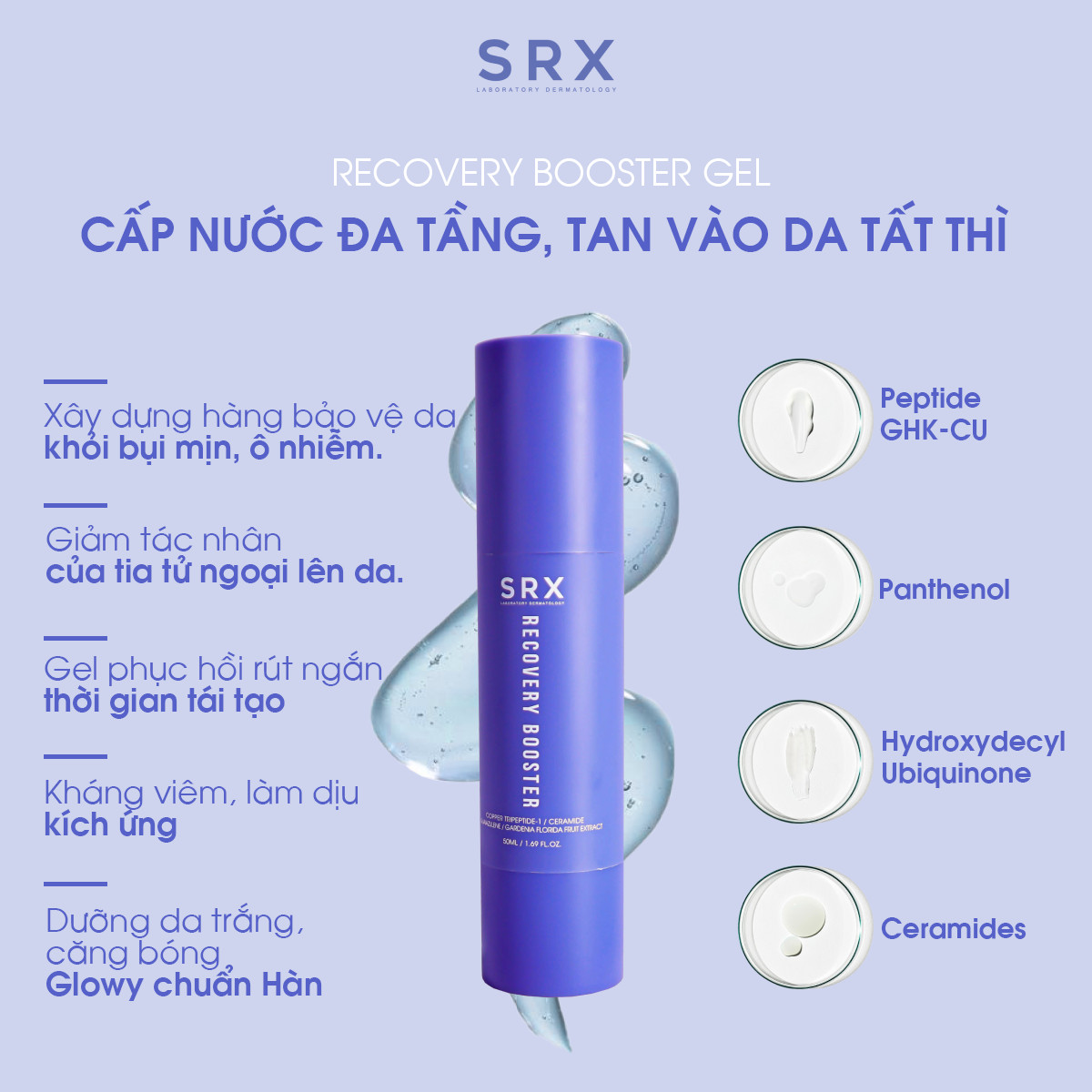 Gel dưỡng ẩm phục hồi da SRX Recovery Booster 50ml