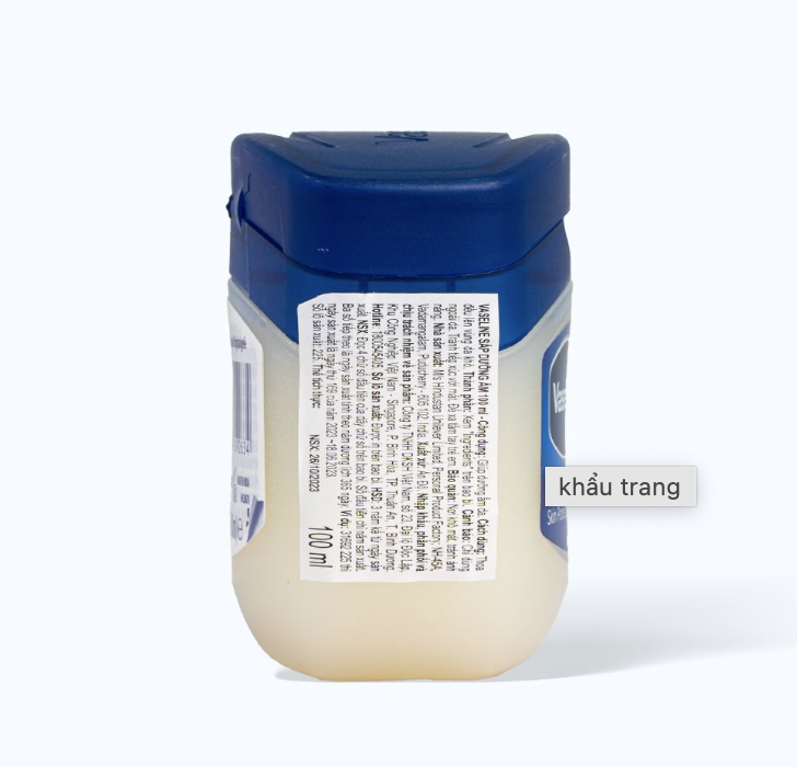 Sáp dưỡng ẩm Vaseline Pure Petroleum Jelly Original (100ml)