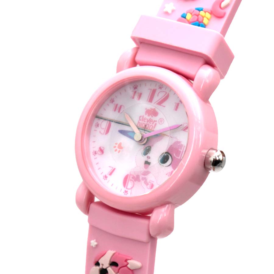 Đồng Hồ Trẻ Em Clever Watch - Kitty Pinky Hồng Clever Hippo WG010/PINK