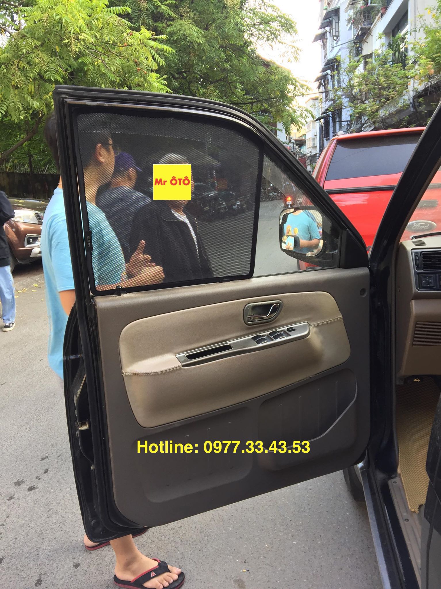 Rèm Che nắng xe Mitsubishi Jolie loại 1 có hút nam châm, Vải dày dặn, chống nắng tuyệt đối
