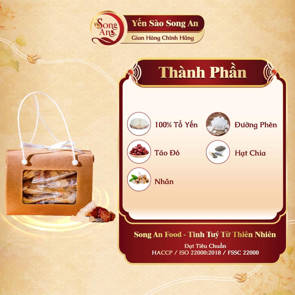 Set tổ yến sào tinh chế baby, Yến vụn tinh chế Song An Food bổ sung dưỡng chất cho bé chia sẵn túi nhỏ