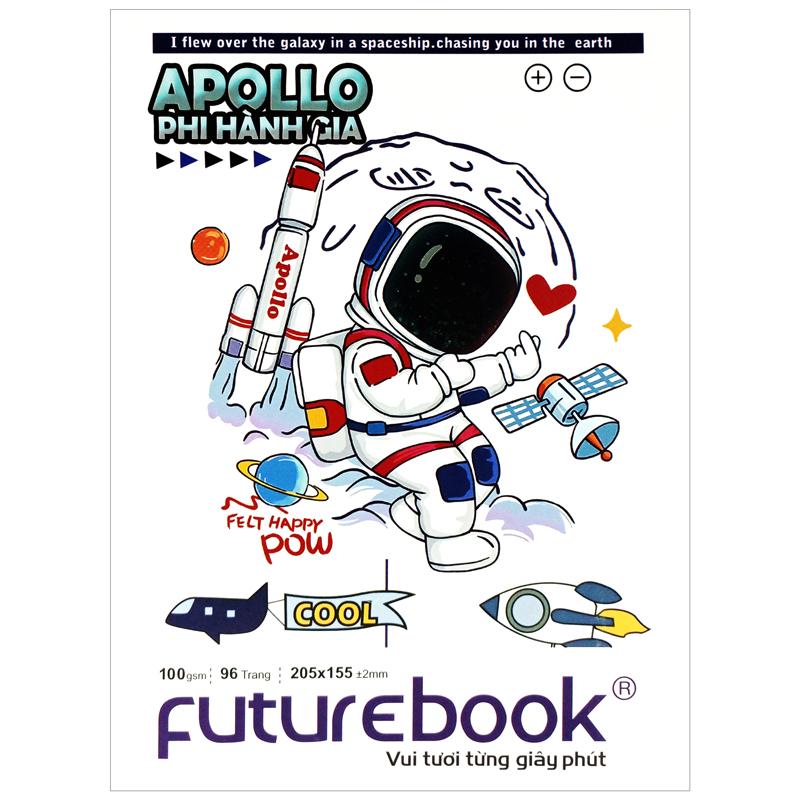 Tập Học Sinh Apollo A5 - 4 Ô Ly - 96 Trang 100gsm - futurebook DK071 (Mẫu Màu Giao Ngẫu Nhiên)