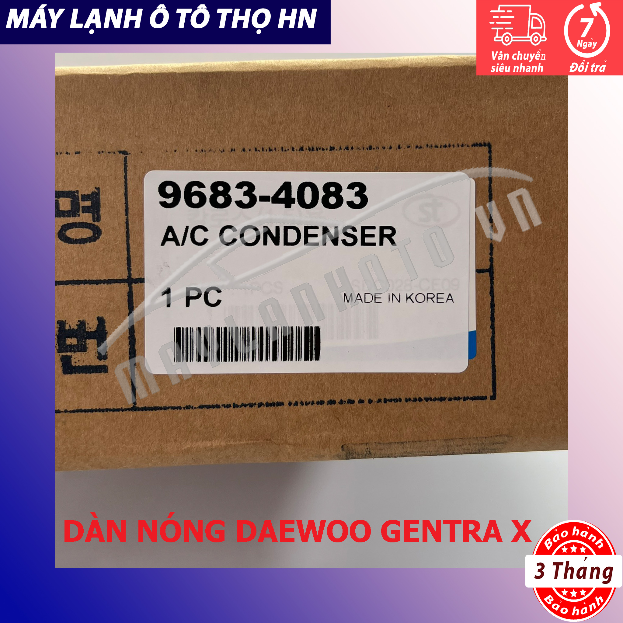 Dàn nóng Daewoo Gentra X hàng xịn Hàn Quốc