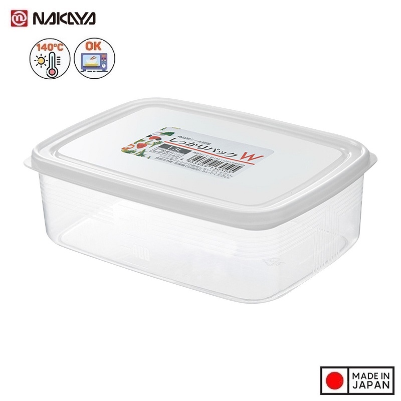 BỘ HỘP ĐỰNG THỰC PHẨM DÙNG TRONG TỦ LẠNH &amp; LÒ VI SÓNG NAKAYA  FIRM PACK - HÀNG NỘI ĐỊA NHẬT BẢN | #MADE IN JAPAN