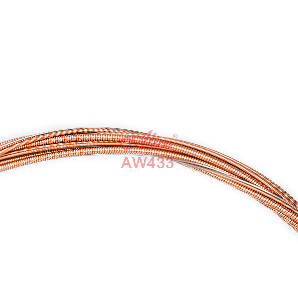 Bộ dây đàn Guitar Acoustic/ Acoustic Guitar String Set - Alice AW433 - Plated Steel Plain String, 85/15 Bronze Winding, Anti-Rust Coating - Hàng chính hãng