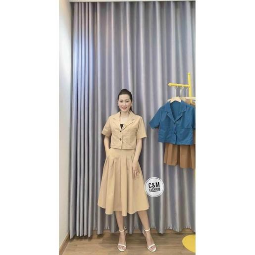 SÉT VEST NỮ CHÂN VÁY 3 MÓN DỰ TIỆC KẾT HỢP CÔNG SỞ CỰC XINH CHO QUÝ NÀNG CHẤT LIỆU TUYẾT MƯA TT