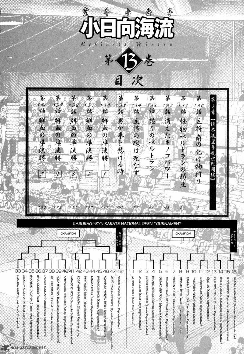 karate shoukoushi kohinata minoru chapter 130 9