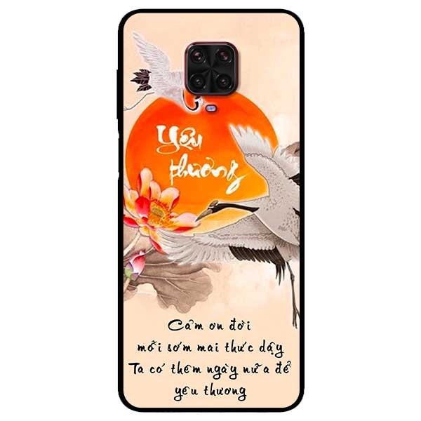 Ốp lưng dành cho Xiaomi Redmi Note 9s - Note 9 Pro - Note 9 Pro Max mẫu Yêu Thương