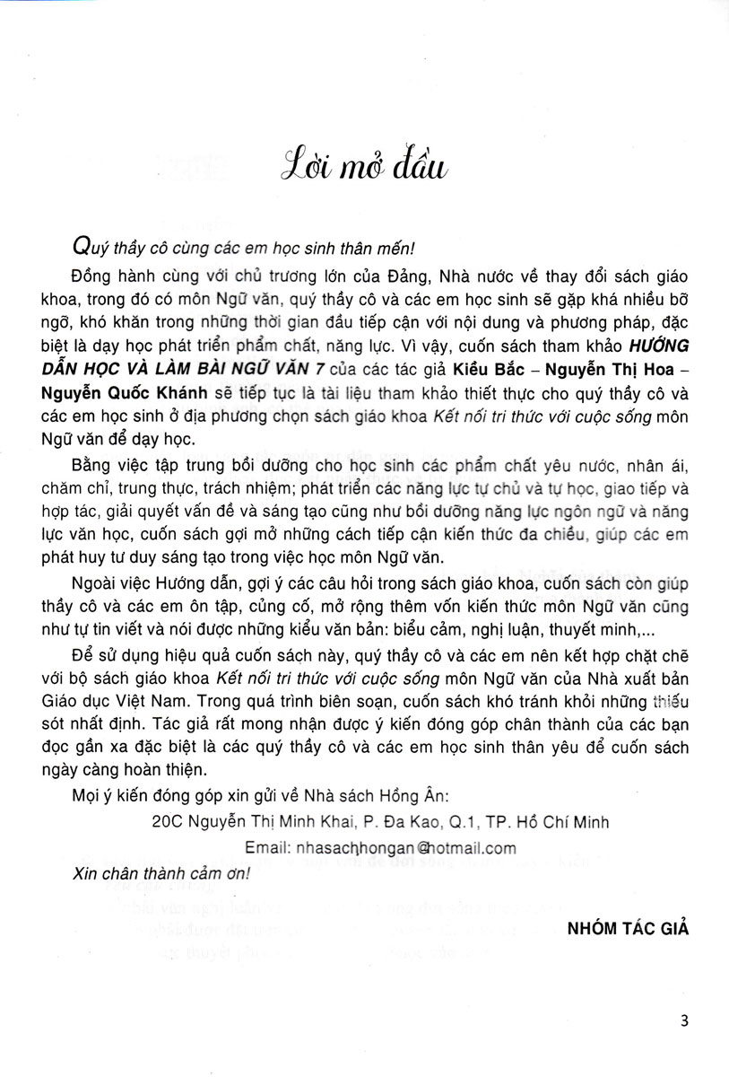 Sách tham khảo- Hướng Dẫn Học Và Làm Bài Ngữ Văn 7 - Tập 2 (Bám Sát SGK Kết Nối Tri Thức Với Cuộc Sống)_HA