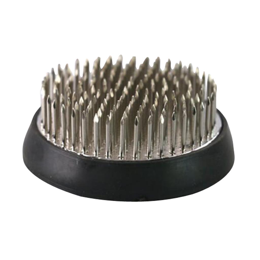 Round Ikebana  Spiky Flower Frog Arrangement Base Floral Art  2.3cm