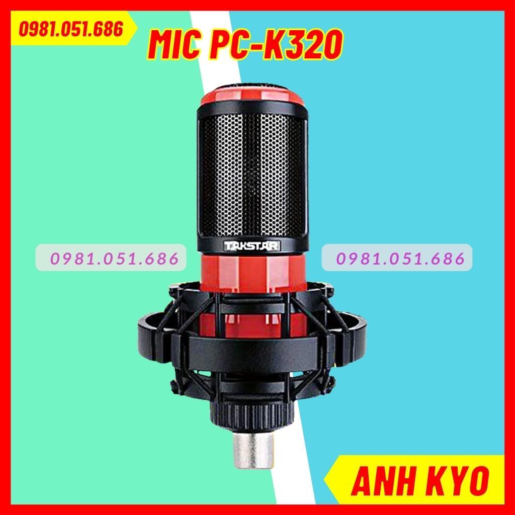 Bộ livestream thu âm takstar mic pc k320 soundcard icon upod pro cao cấp bảo hành 12 tháng