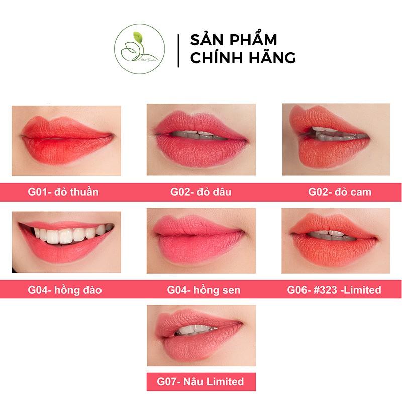 Son Môi Mini Garden Gold 2 in 1 Matte Lipstick Nhung Lì PV997