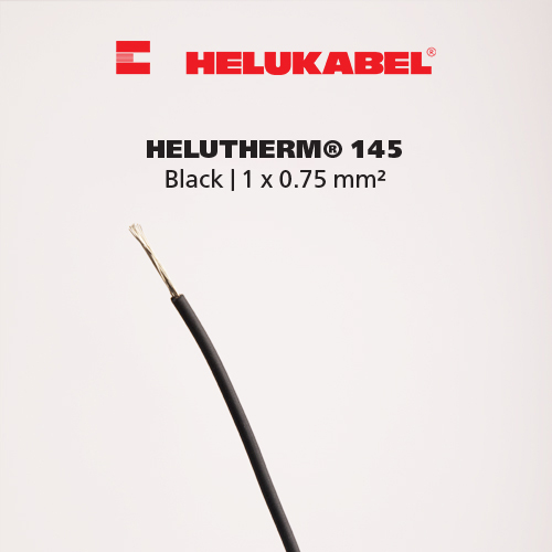 Dây cáp điều khiển HELUKABEL HELUTHERM 145 | Black | 1 x 0.75 mm²