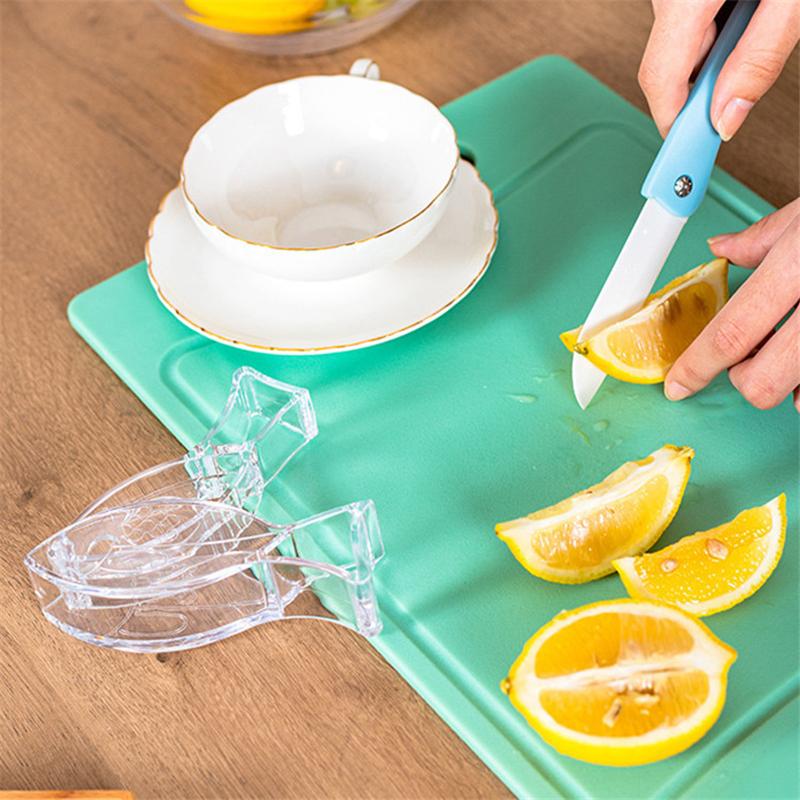 1 Máy Ép Nước Bằng Tay Acrylic Chanh Cam Kẹp Máy Ép Trái Cây Hình Cá Bền Trong Suốt Nhà Bếp