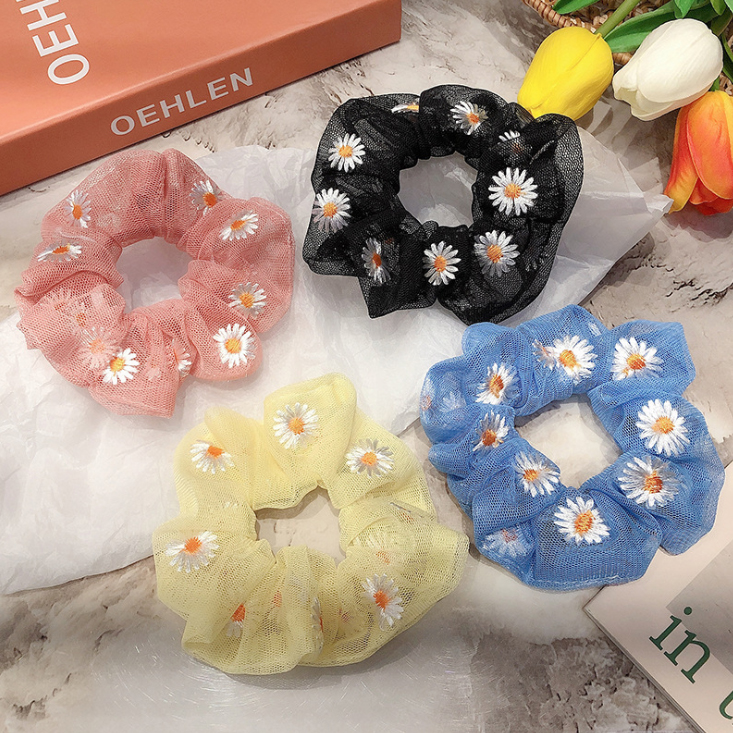 Sét 3 dây buộc tóc nhiều mẫu dễ thương