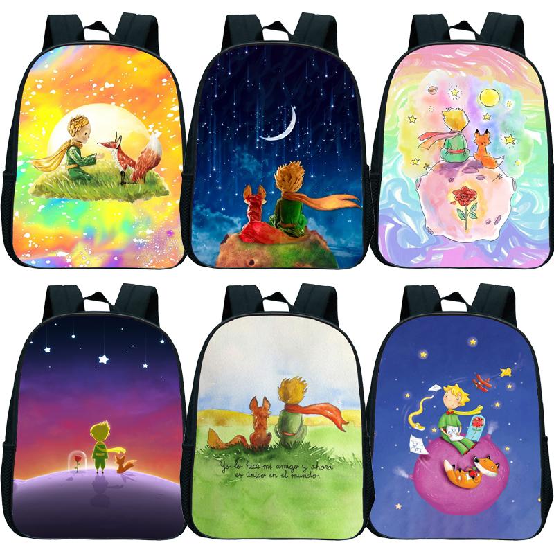 Hoàng Tử Bé Mẫu Giáo Ba Lô Dành Cho Trẻ Em Bé Trai Bé Gái Mini Ba Lô Trẻ Em Hình Hoạt Hình Anime Bookbags Tập Đi Có Túi Quà Tặng