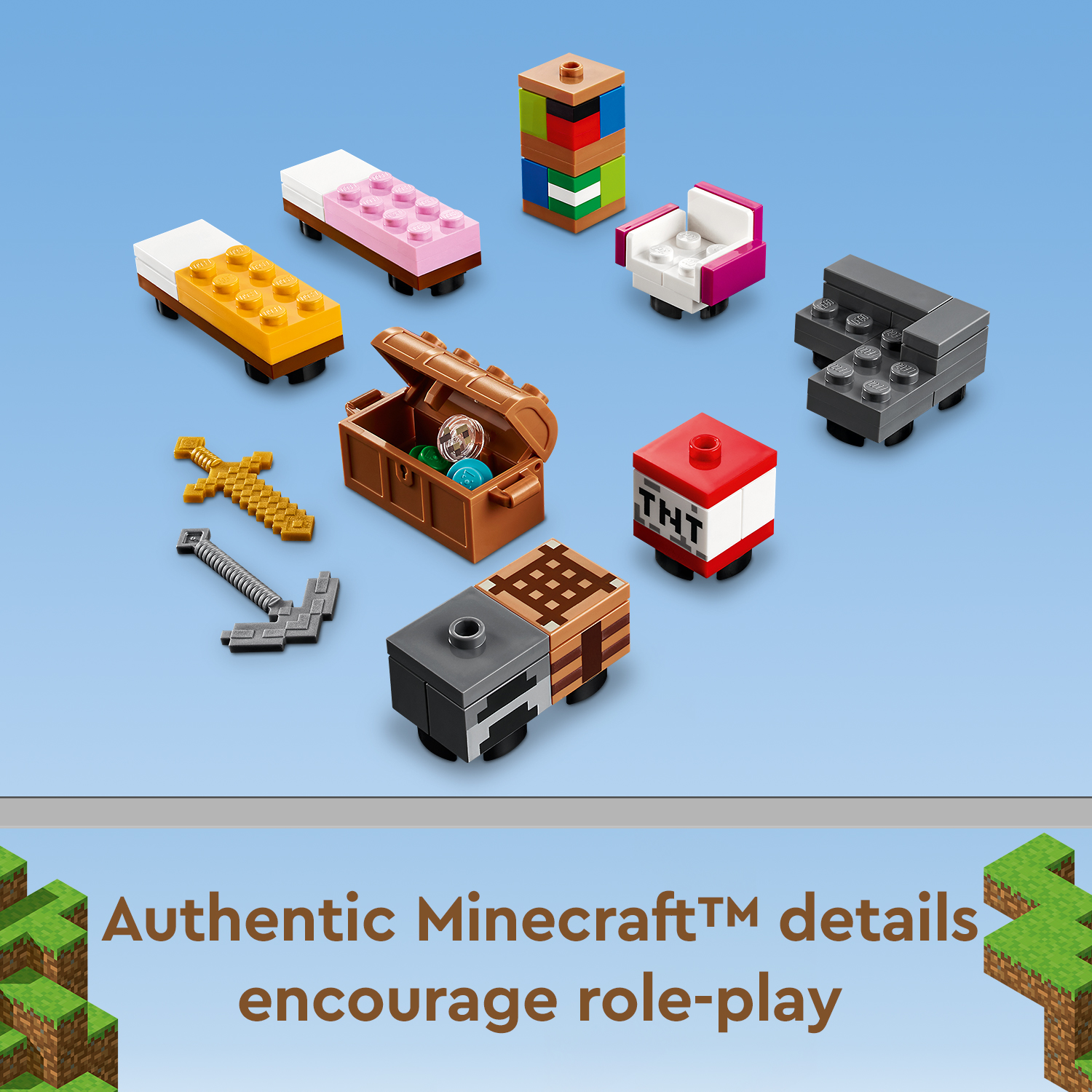 LEGO Minecraft 21174 Nhà Cây Hiện Đại (909 chi tiết)