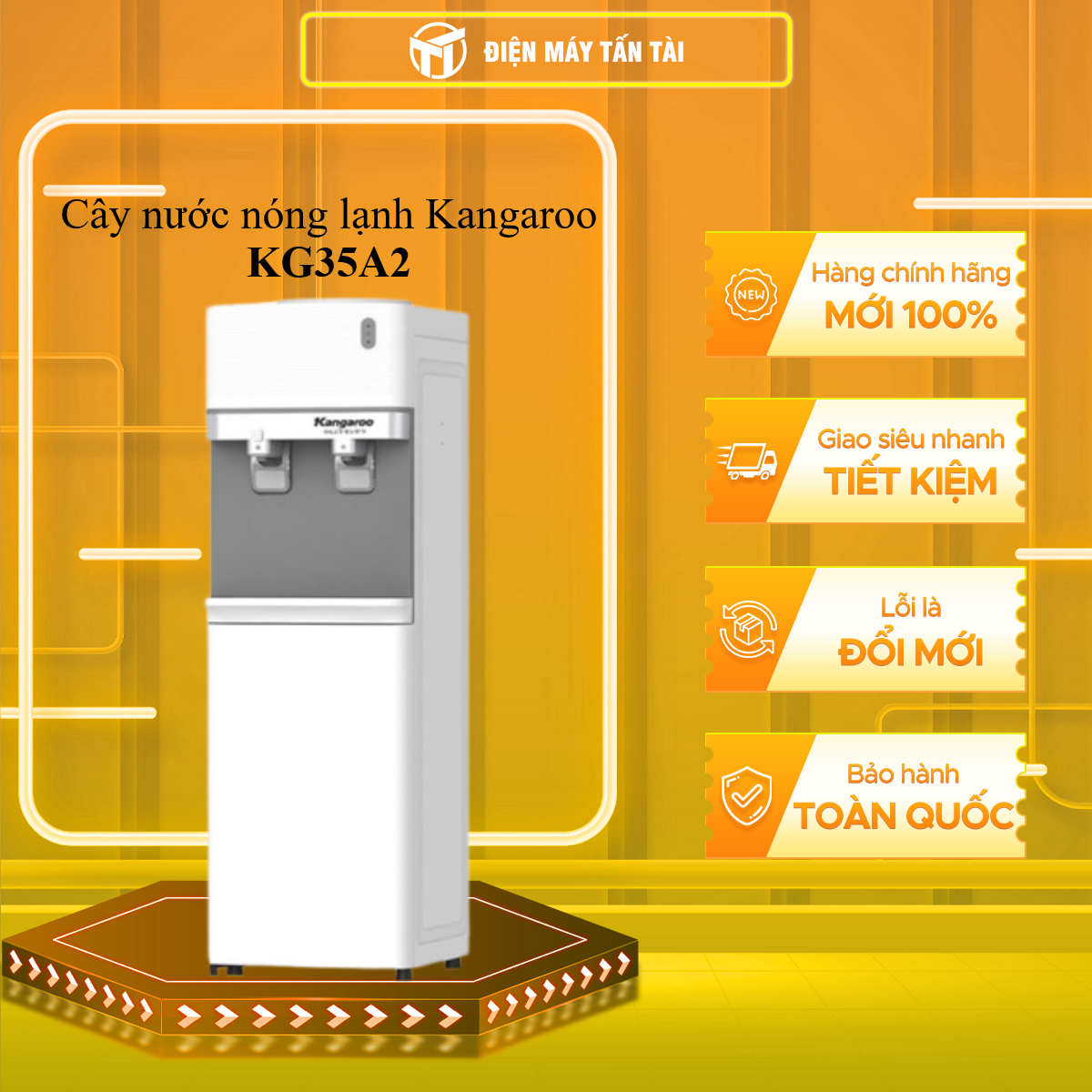 Máy làm nóng lạnh nước uống Kangaroo KG35A2 - Hàng chính hãng
