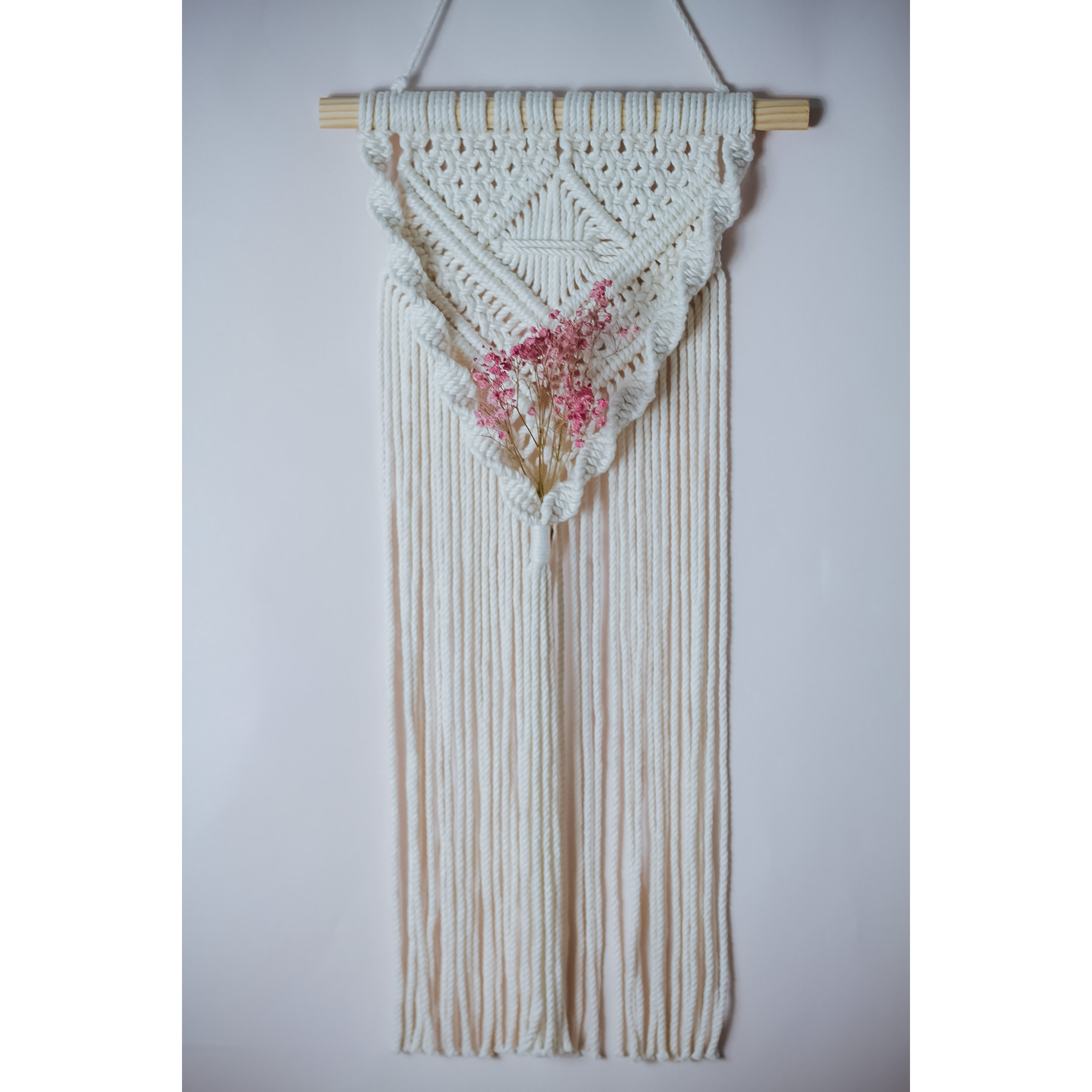 Thảm Trang Trí Tường Macrame Năng Động - Sản Phẩm Handmade, Dùng Treo Tường Decor Trong Nhà Ở, Văn Phòng Làm Việc, Homestay, Quán Cà Phê