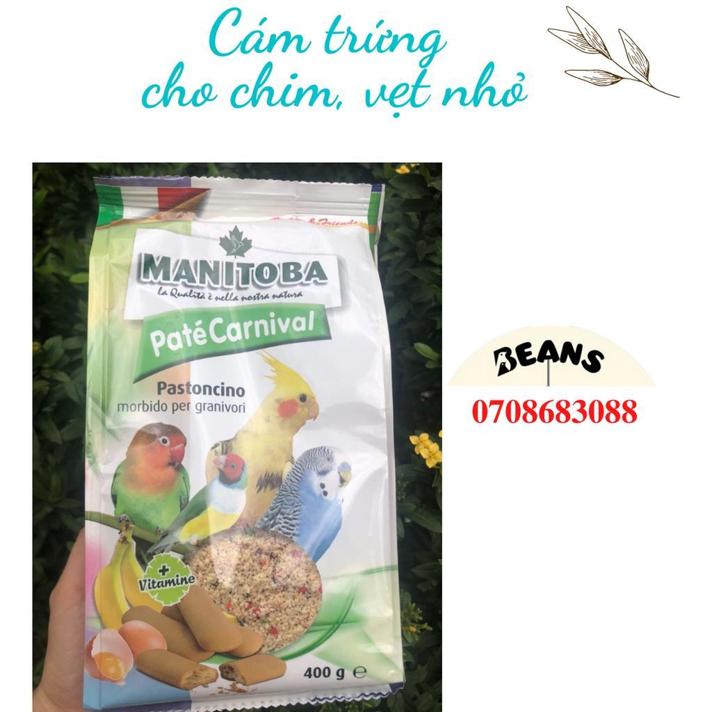 Cám trứng Manitoba dành cho vẹt nhỏ, finch gói 400gr