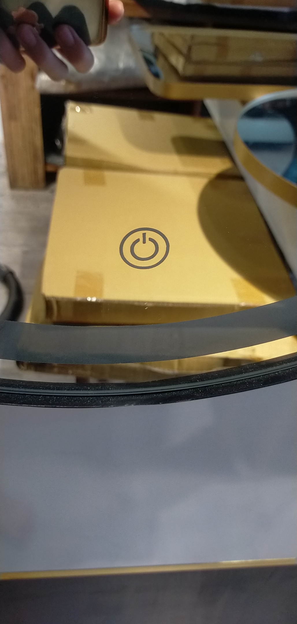 GƯƠNG TRÒN KHUNG VIỀN INOX MẠ PVD