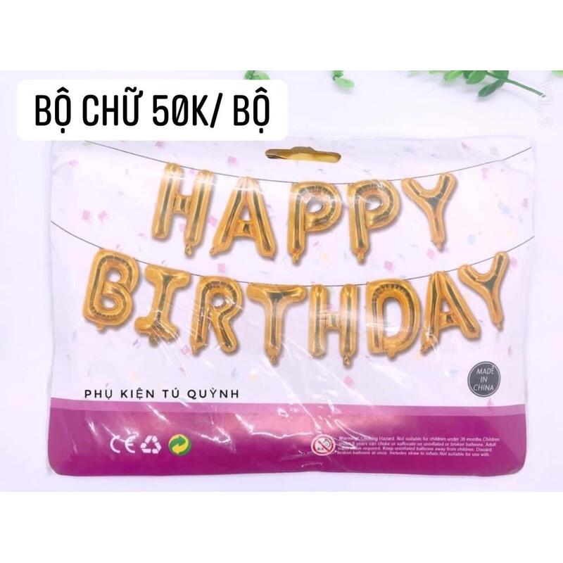 Bóng chữ happy birthday