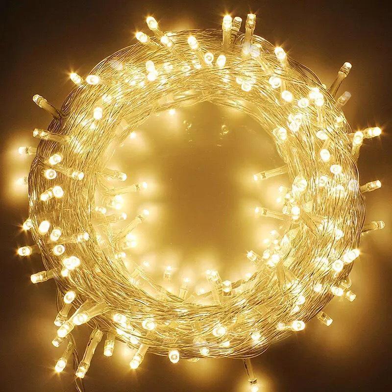 Dây đèn led dài 5m cắm điện - Đèn nháy led nhiều màu trang trí tiệc, giáng sinh, sự kiện DIY