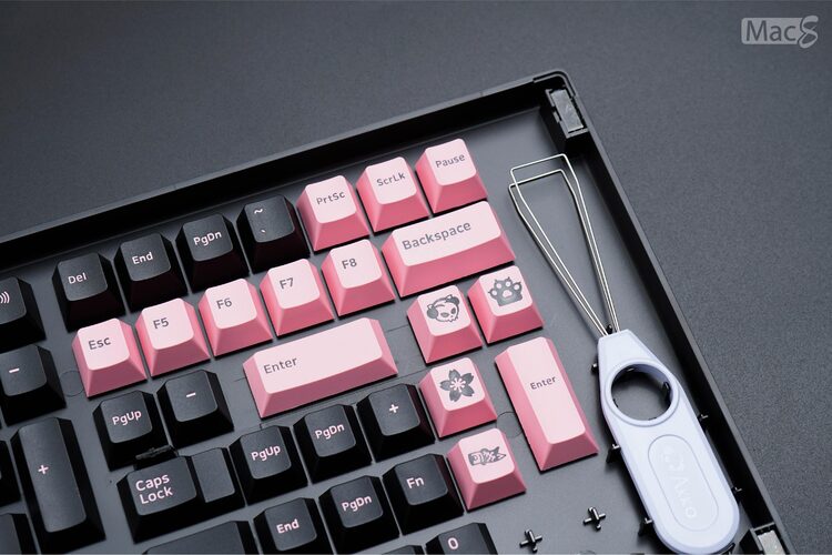 Set Keycap AKKO Black Pink Dancer - Hàng Chính Hãng