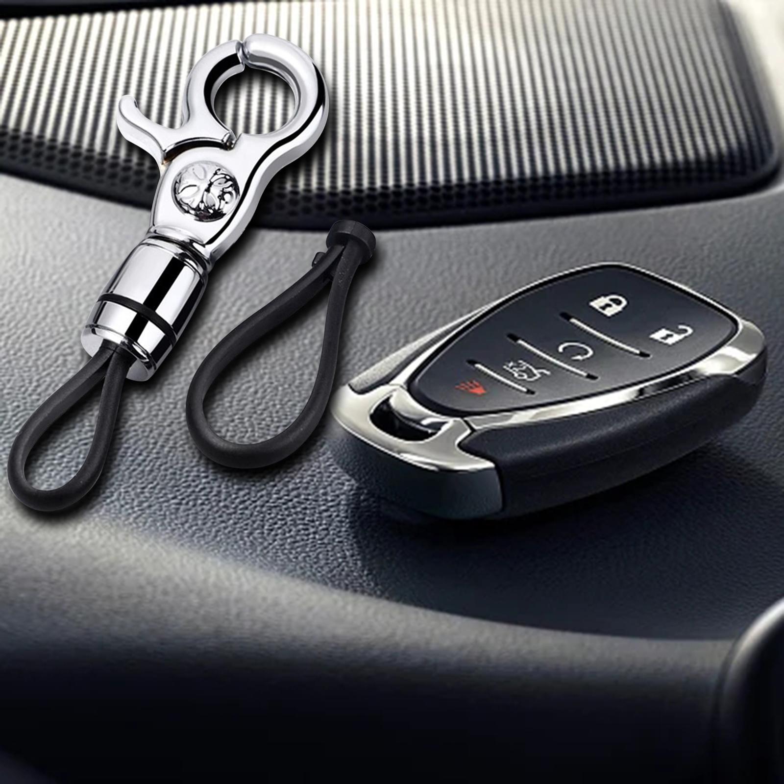 Key Fob Holder Business Keychain ,Heavy Duty ,360 Degree Rotatable,Metal Key , Motorcycle Keychain for Keys Backpack, Husband Boyfriend