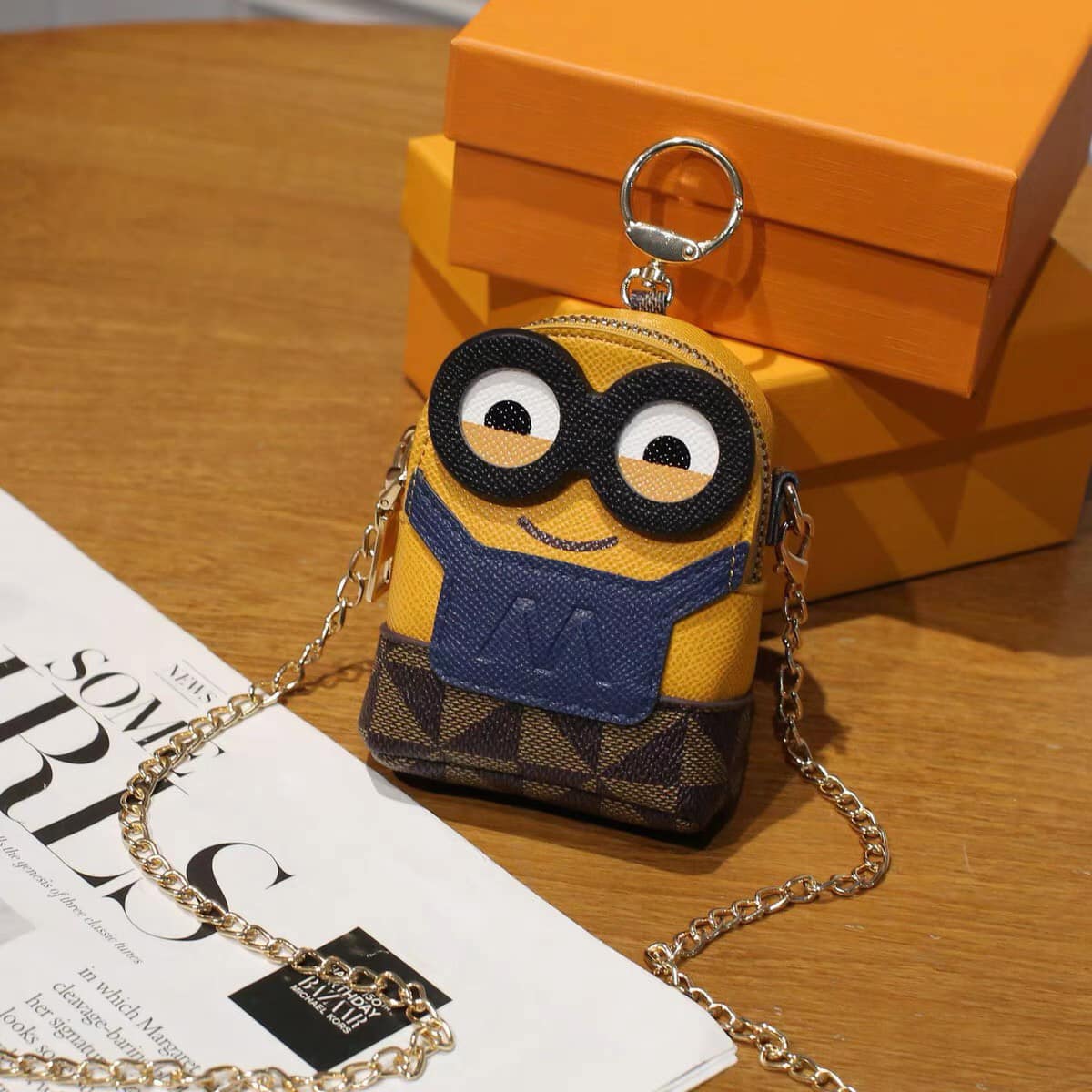 Túi Đeo Chéo Mini Hình Minion Dễ Thương