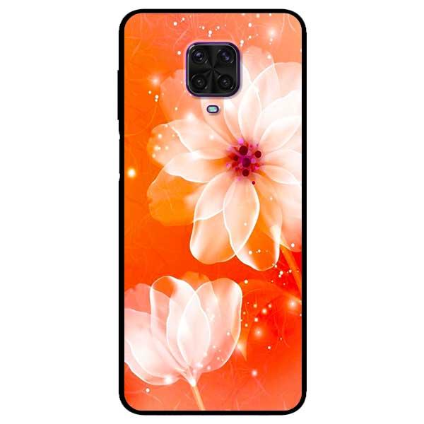 Ốp lưng dành cho Xiaomi Redmi Note 9s / Note 9 Pro / Note 9 Pro Max - Hoa Nền Cam