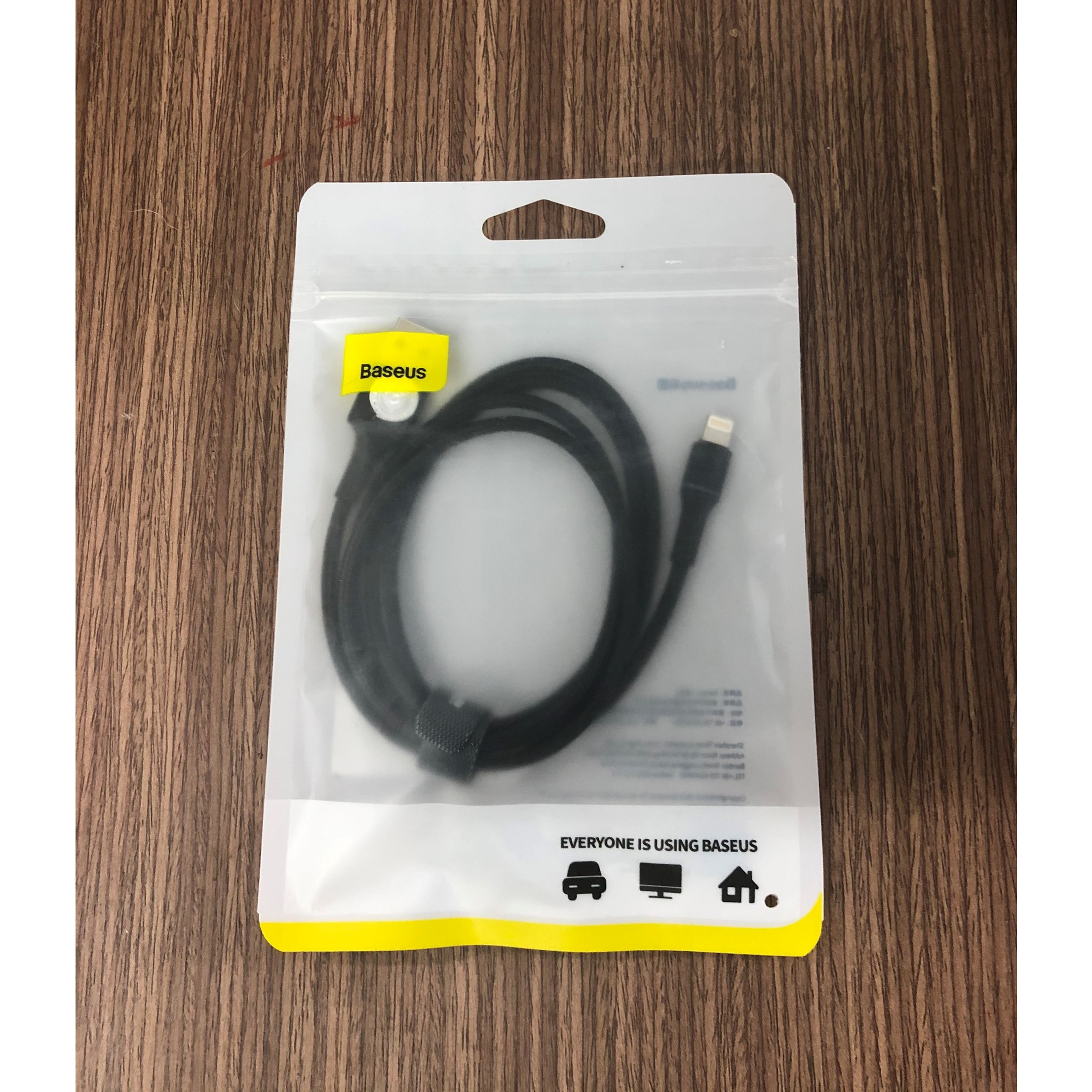 Baseus LV551-1M | Cáp Sạc Nhanh Hàng Chính Hãng Siêu Bền Baseus Halo Data Lightning Cable Cho iPhone/ iPad