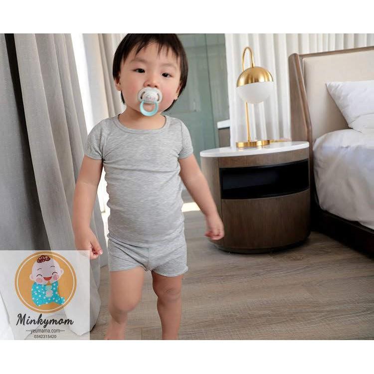 Bộ Thun Gân Lạnh Minkymom Cao Cấp FREE SHIP - Quần Áo Trẻ Em Hè 2020