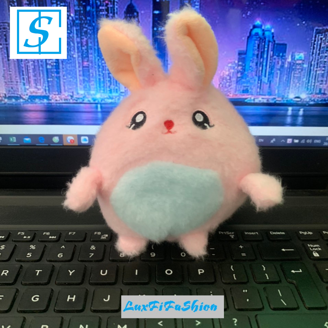 Móc Khóa thỏ béo siêu cute,móc khóa cài túi siêu đáng yêu MÃ: FSR836