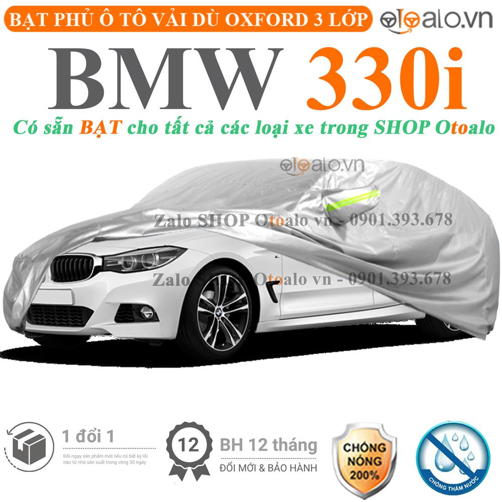 Bạt che phủ xe ô tô BMW 330i vải dù 3 lớp CAO CẤP BPXOT - OTOALO