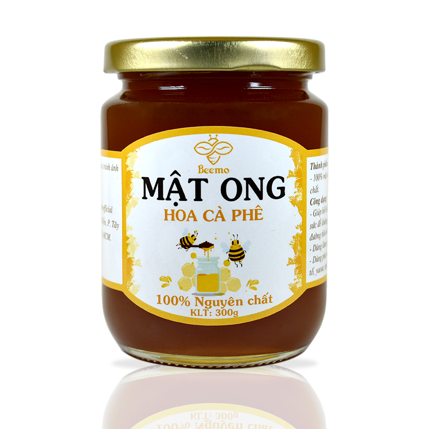 Mật ong nguyên chất Beemo, mật ong hoa cà phê từ thiên nhiên - Làm đẹp,hỗ trợ giảm cân, hỗ trợ điều trị ho, gia vị