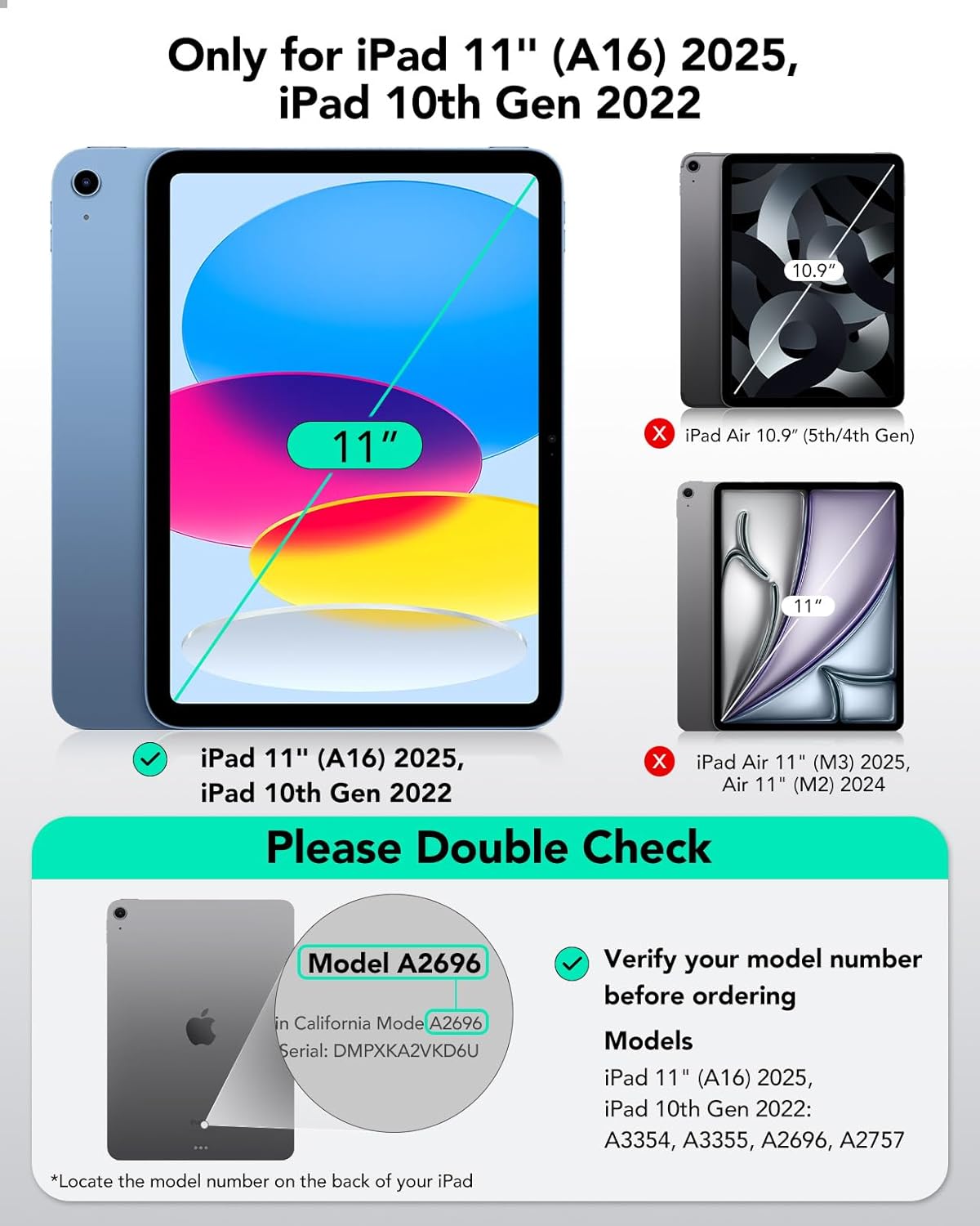 Kính cường lực dán màn hình cho iPad Gen 11 / iPad Gen 10 2025/2022 ESR UltraFit Classic Screen Protector - Hàng Chính Hãng