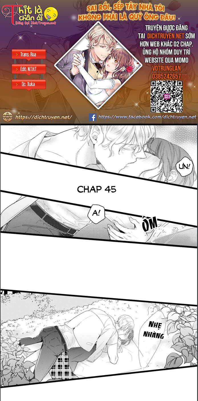 sai rồi, sếp tây nhà tôi không phải là quý ông đâu! chapter 45 1