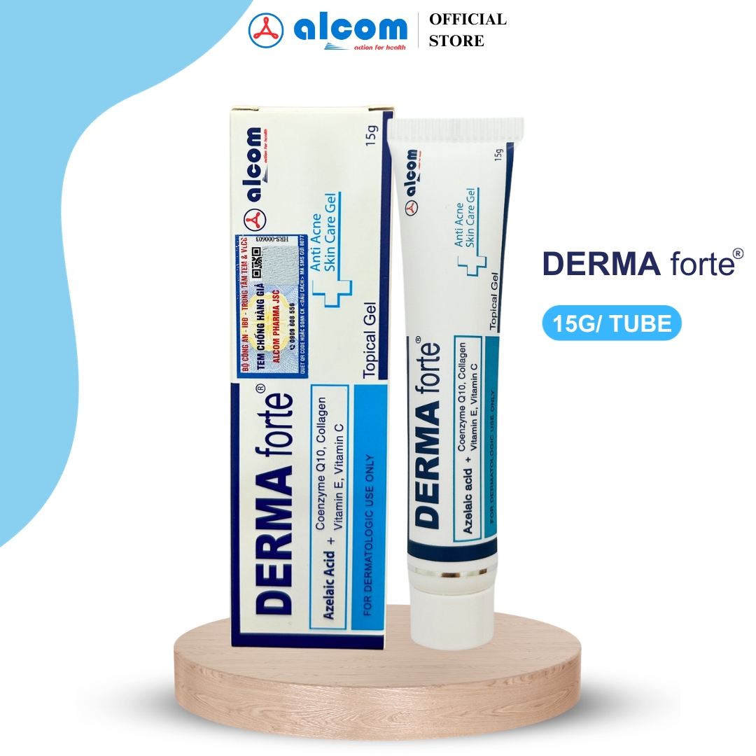 Gel Giảm Mụn Derma Forte &amp; Derma Forte Advanced 15G