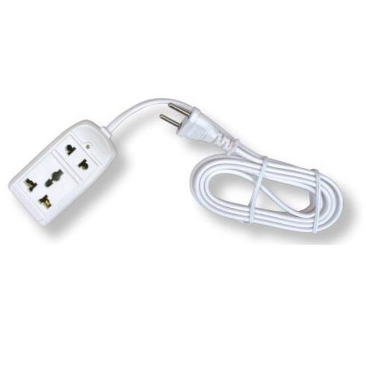 Ổ Cắm 2 Lỗ 2 Chạc Và 3 Chạc, Ổ Cắm Điện Thông Minh Dây Nối Dài 2m, An Toàn,Tiện Dụng Trong Gia Đình. TakyHome 8608